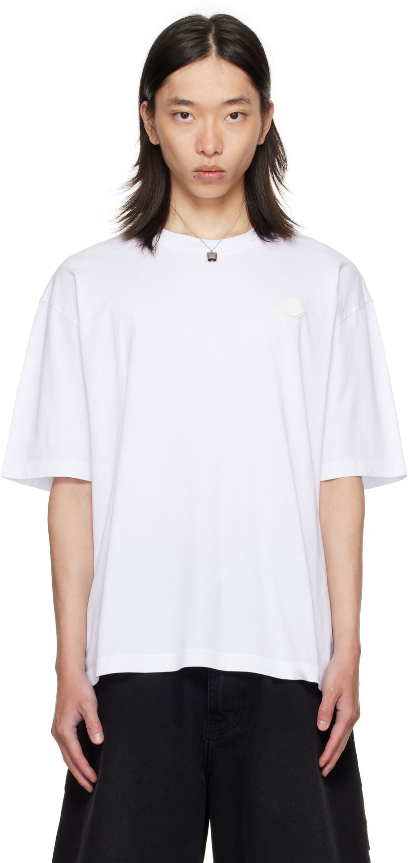 T-shirt Moncler Genius x A$AP Rocky Short Sleeve T-Shirt Vit | K24048C0000289AYW