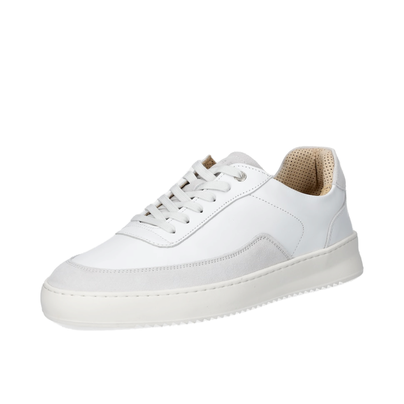 Sneakers och skor Filling Pieces Filling Pieces Mondo Squash Suede Vit | 46733332035