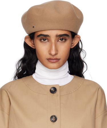 Basker Max Mara Pitti Felt Beret Beige | 2525576014600, 0