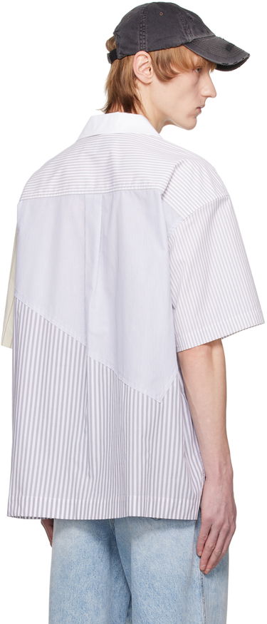 Skjorta Feng Chen Wang Feng Chen Wang Multi Stripe Short Sleeve Shirt Flerfärgad | FMS15SR15, 2