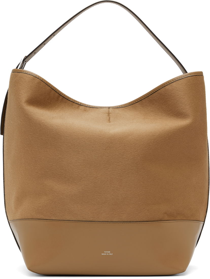 Tygpåse TOTEME TOTEME Doublé Tote Bag Beige | 251-WAL0069-FB0006