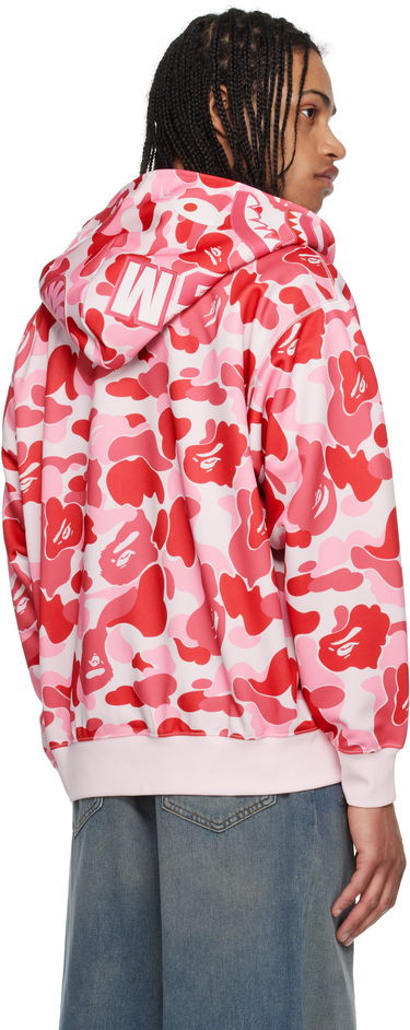 Sweatshirt BAPE A Bathing Ape ABC Camo Shark Full Zip Hoodie Rosa | 001ZPL301305M, 2