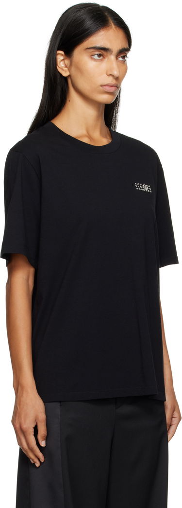 T-shirt Maison Margiela MM6 Maison Margiela Cotton Jersey T-Shirt Svart | SH2GC0031 M20048, 1