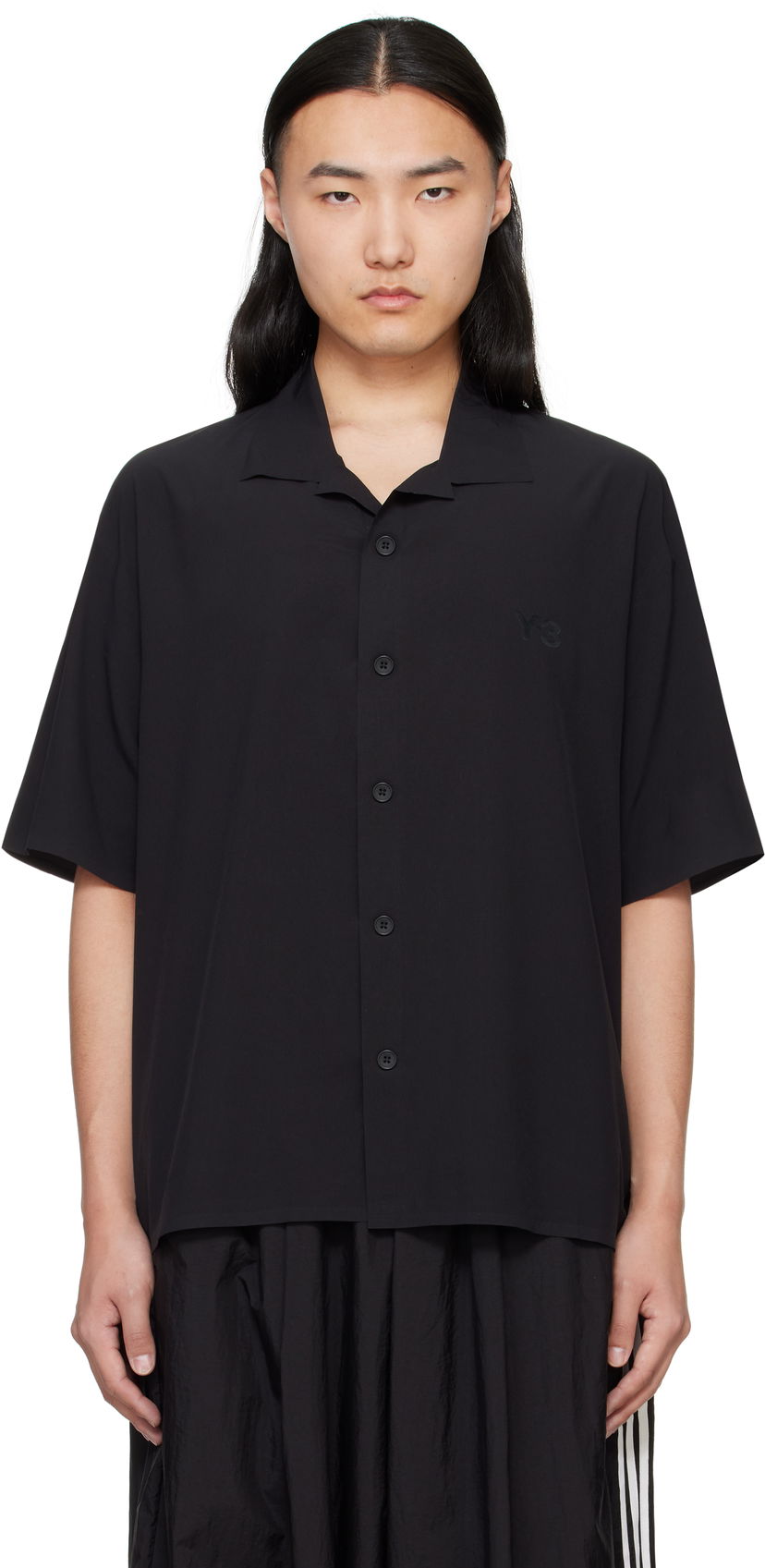 Skjorta Y-3 Y-3 Lite Woven Shirt Svart | JD1457