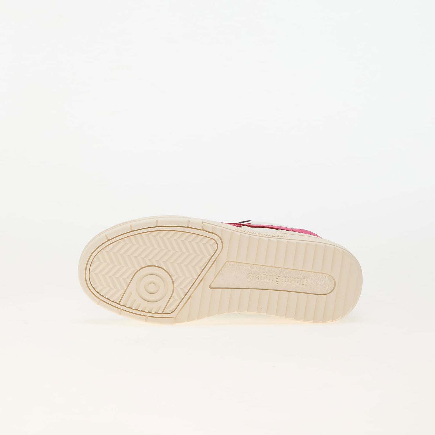 Sneakers och skor Palm Angels Palm Beach University Leather White Fuchsia Vit | PGIA014F24LEA0020132, 1