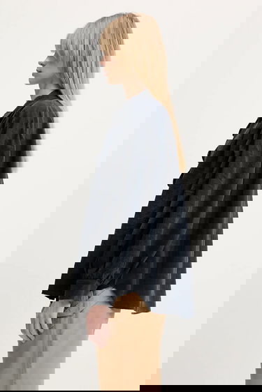 Skjorta Samsoe Samsoe Samsoe Samsoe Sathistle Relaxed Fit Shirt Svart | F25100022, 1