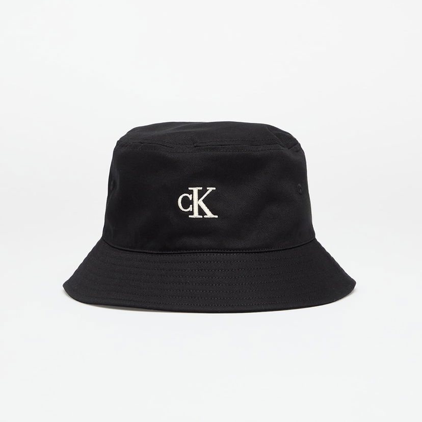 Hatt CALVIN KLEIN Calvin Klein Jeans Embroidered Monogram Bucket Hat Svart | LV04K5020G UB1