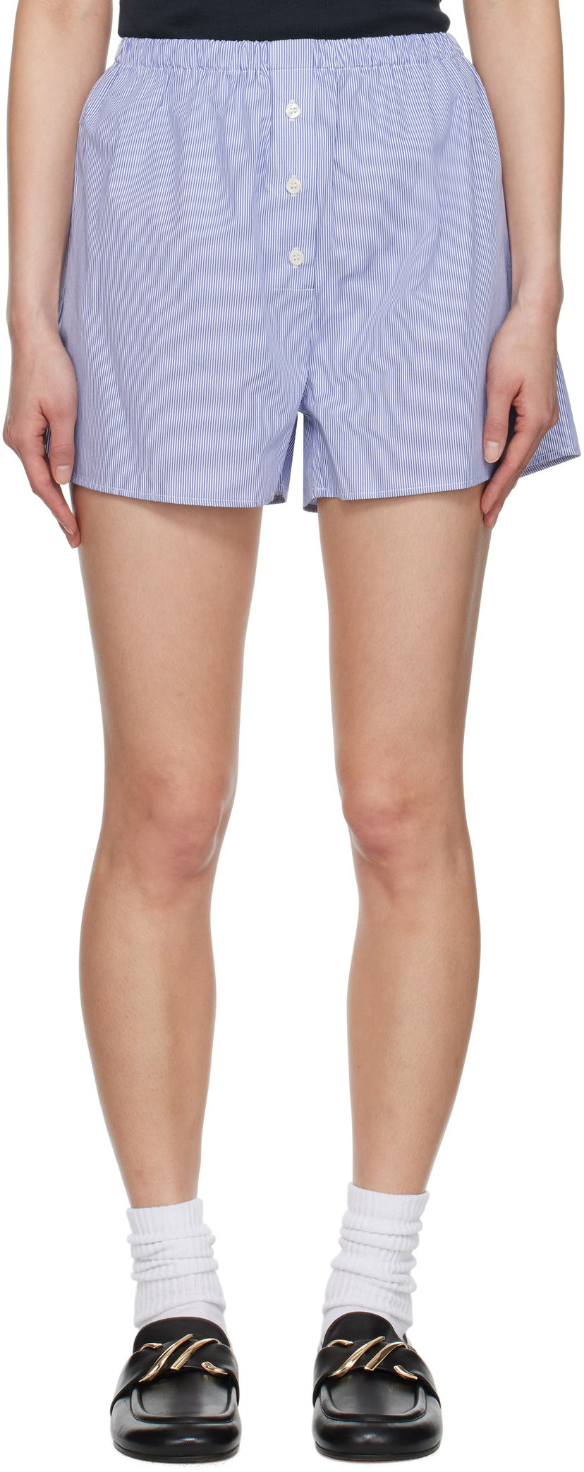 Boxare Sporty & Rich Sporty & Rich 'SRC' Mini Boxer Shorts Blå | SH035606302ST02