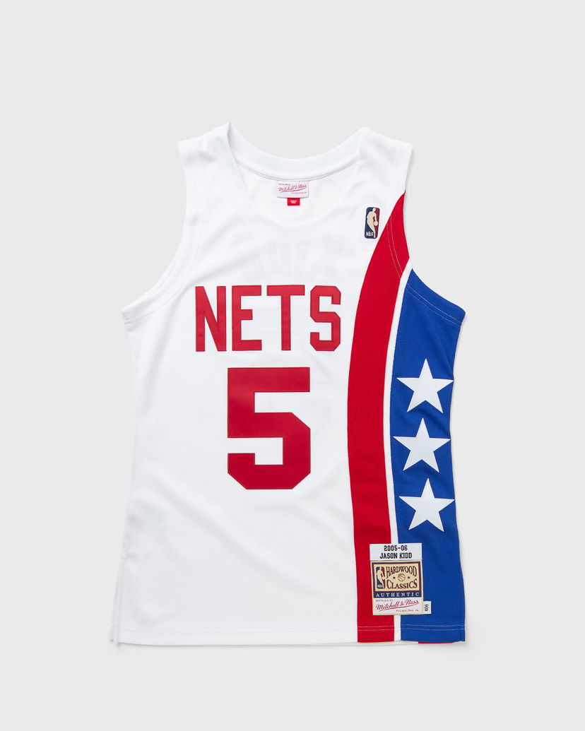 Jersey Mitchell & Ness NBA Authentic Jersey New Jersey Nets Alternate 2005-06 Jason Kidd #5 Vit | AJY44484-NJN05JKIWHIT