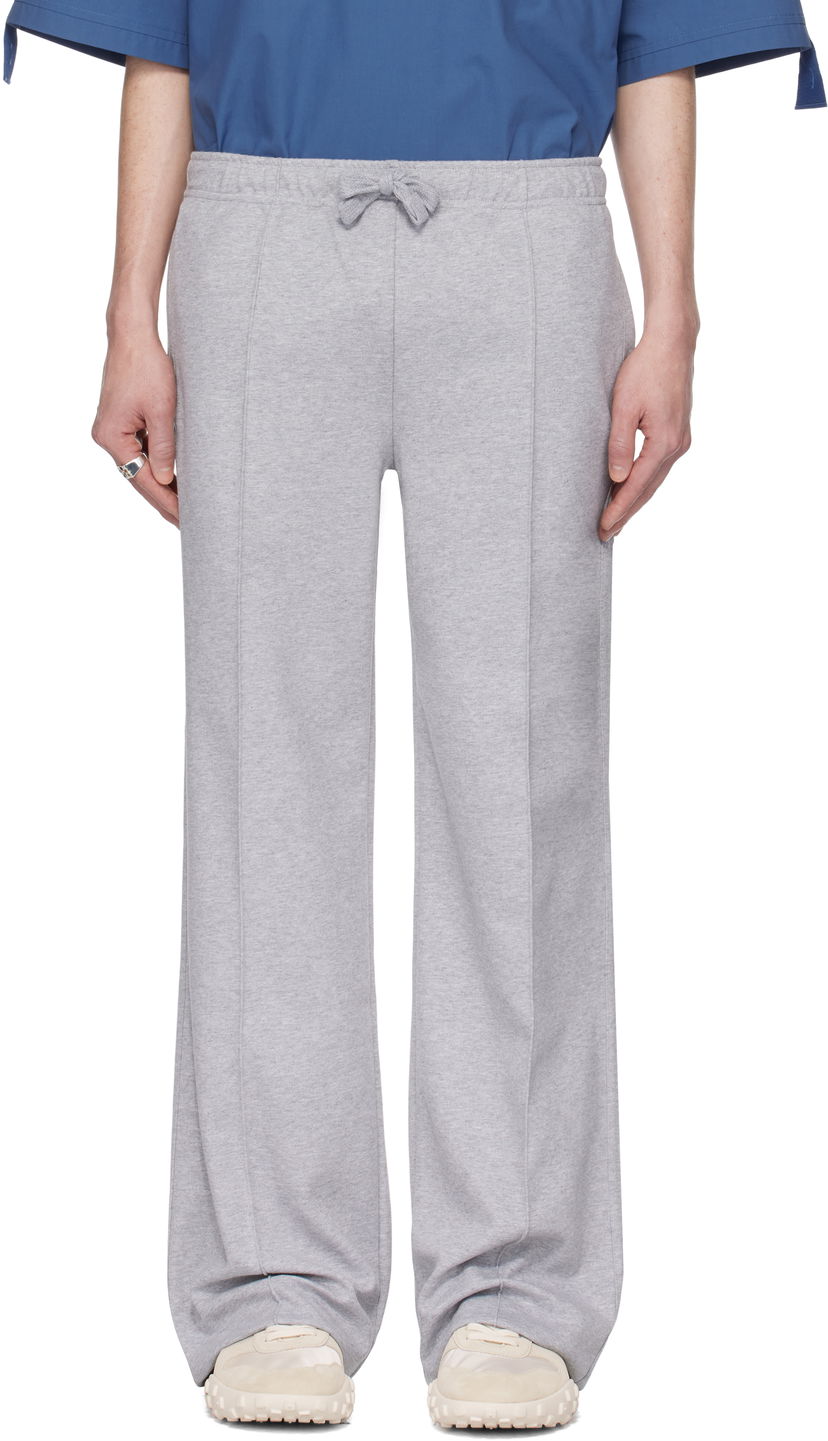 Träningsbyxor JW Anderson JW Anderson Pintuck Sweatpants Grå | JR0051-PG1742
