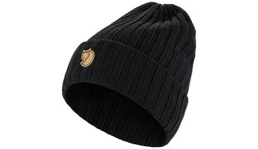 Mössa FJÄLLRÄVEN Byron Ribbed Knit Beanie Svart | F77388-550, 1
