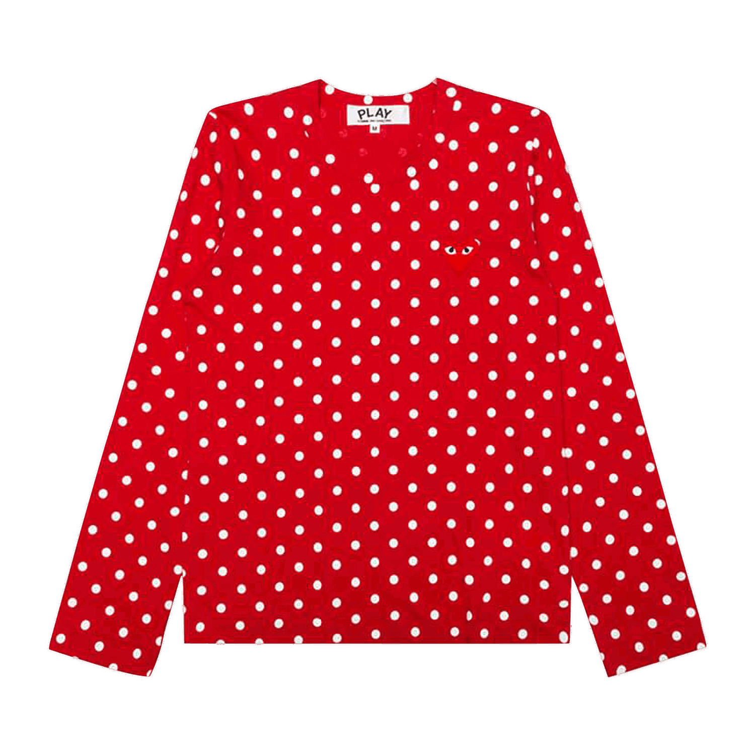 T-shirt Comme des Garçons PLAY Polka Dot T-Shirt Röd | az t165 051 3, 0