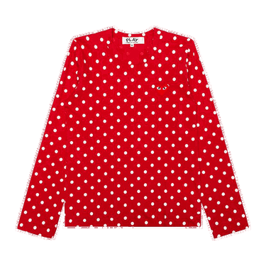 T-shirt Comme des Garçons PLAY Polka Dot T-Shirt Röd | az t165 051 3, 0