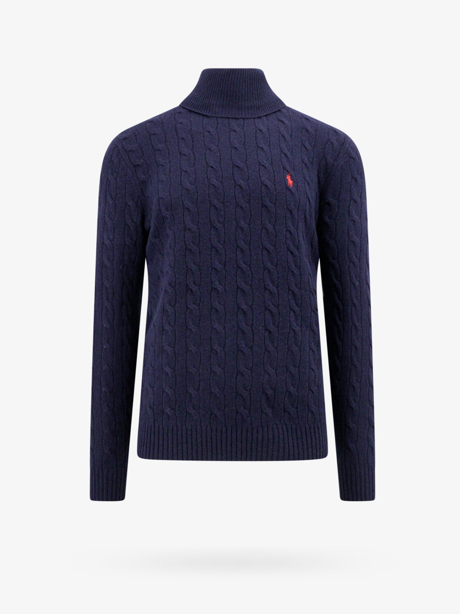 Sweater Polo by Ralph Lauren Turtleneck Cable-Knit Blå | 710876836005, 0