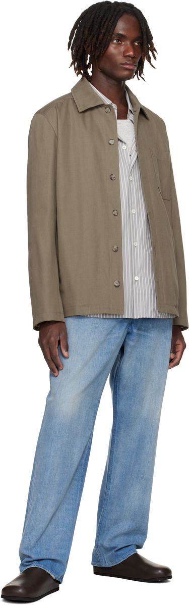 Jacka A.P.C. A.P.C. Jeffray Button-Up Jacket Grön | COFCO-H02991, 3