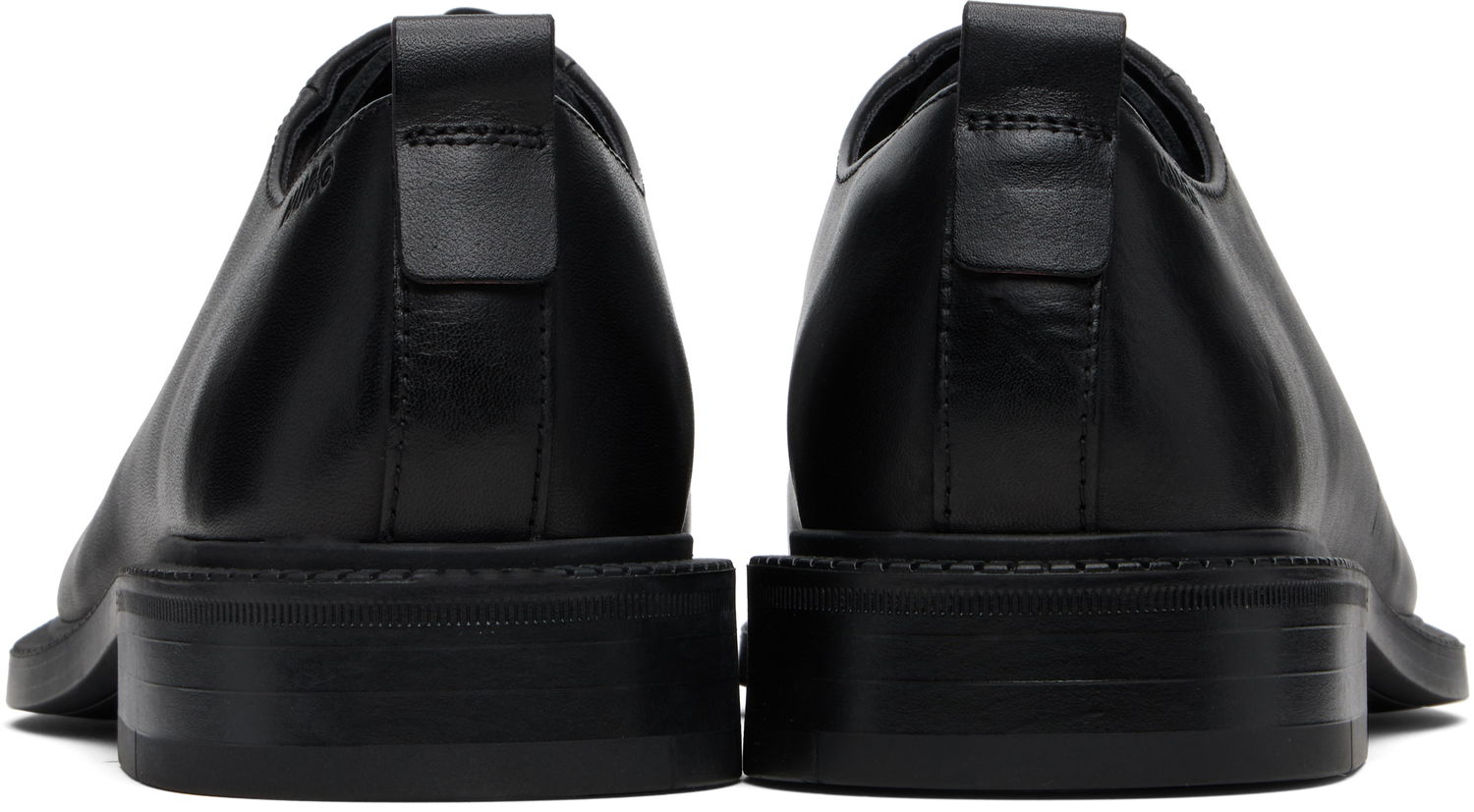 Sneakers och skor BOSS Hugo Logo Detail Leather Derbys Svart | 50552580, 1