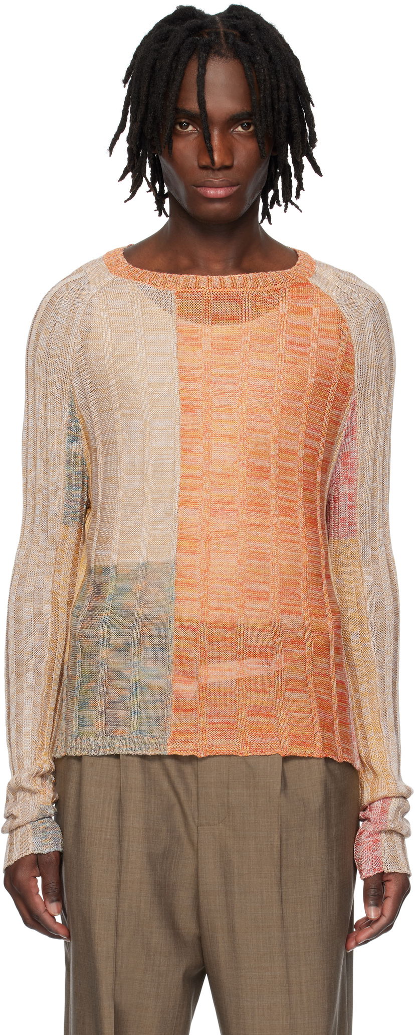 Sweater Eckhaus Latta Eckhaus Latta Symphony Knit Sweater Flerfärgad | 8021-EL-PS25-R - REEF