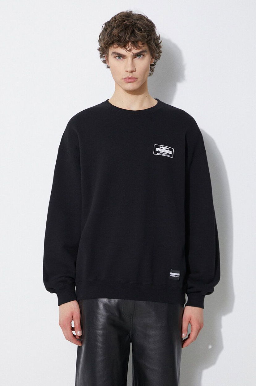 Sweatshirt Neighborhood NEIGHBORHOOD Classic Sweatshirt Svart | 241FPNH.CSM03
