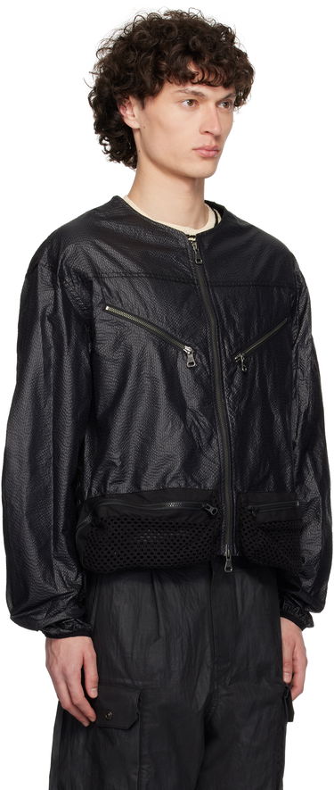Bomberjacka Andersson Bell Andersson Bell Convex Collarless Bomber Jacket Svart | awa696m, 1