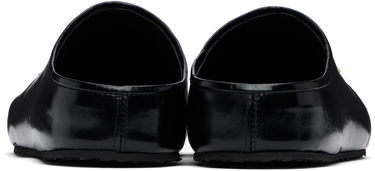 Tillbehör Marine Serre Marine Serre Smooth Leather MS Slip-on Loafers Svart | WFW044A CLEA0004, 1