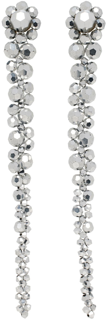 Örhängen Simone Rocha Simone Rocha Crystal Drip Earrings Metallisk | ERG12 0903