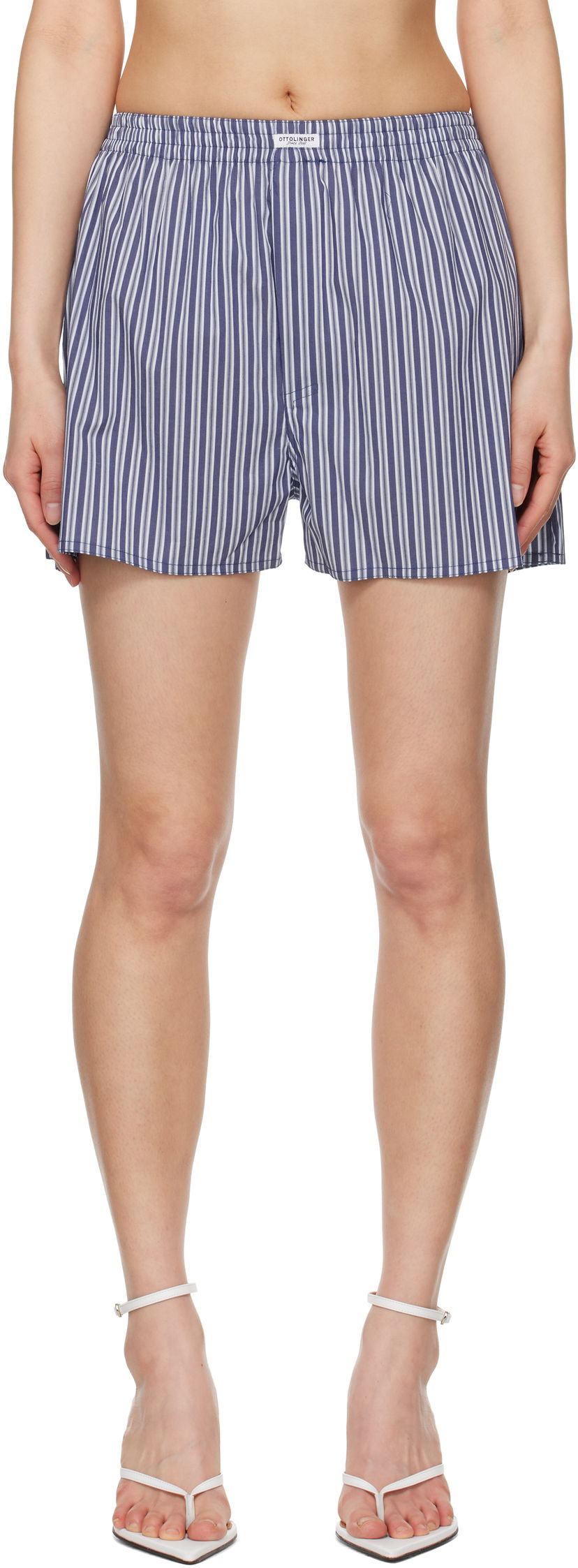 Boxare Ottolinger Ottolinger Striped Boxer Shorts Blå | 10680010602