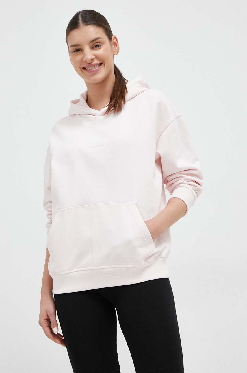 Sweatshirt New Balance Essentials Hoodie Rosa | WT23554WAN, 0