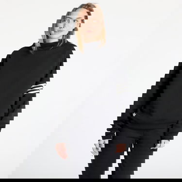 Sweatshirt adidas Originals Oversized Mock Neck Sweatshirt Svart | JI8520, 0