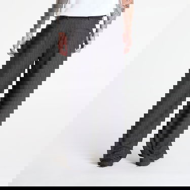 Byxor Umbro Formal Pinstriped Wide-Leg Pants Grå | UBMW0337FA212 GRY0003, 3