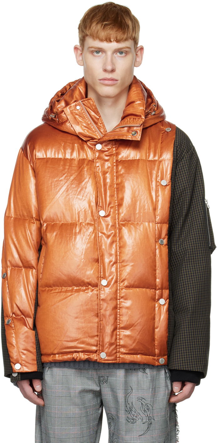 Pufferjacka Feng Chen Wang Feng Chen Wang Deconstructed Down Jacket Orange | FUF14JK13