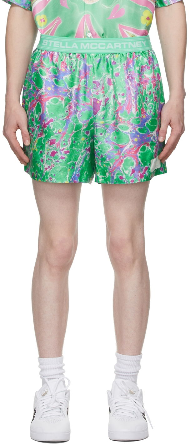 Shorts Stella McCartney Printed Shorts Flerfärgad | 604100SSA66
