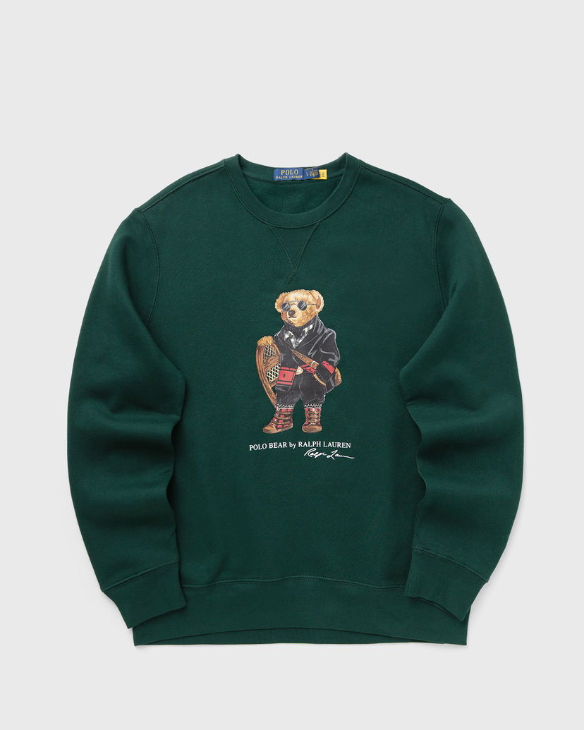 Sweatshirt Polo by Ralph Lauren Polo Bear Graphic Crew Neck Sweatshirt Grön | 710981794001