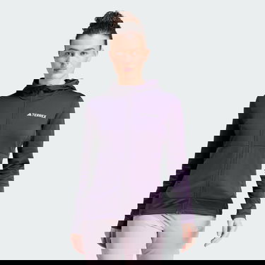 Jacka adidas Performance adidas TERREX BUNDA TERREX XPERIOR LIGHT FLEECE HOODED Svart | IQ3723, 0