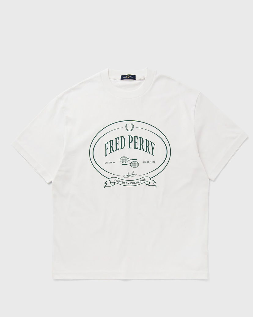 T-shirt Fred Perry Fred Perry Chosen By Champions Graphic T-Shirt Vit | M1316-129