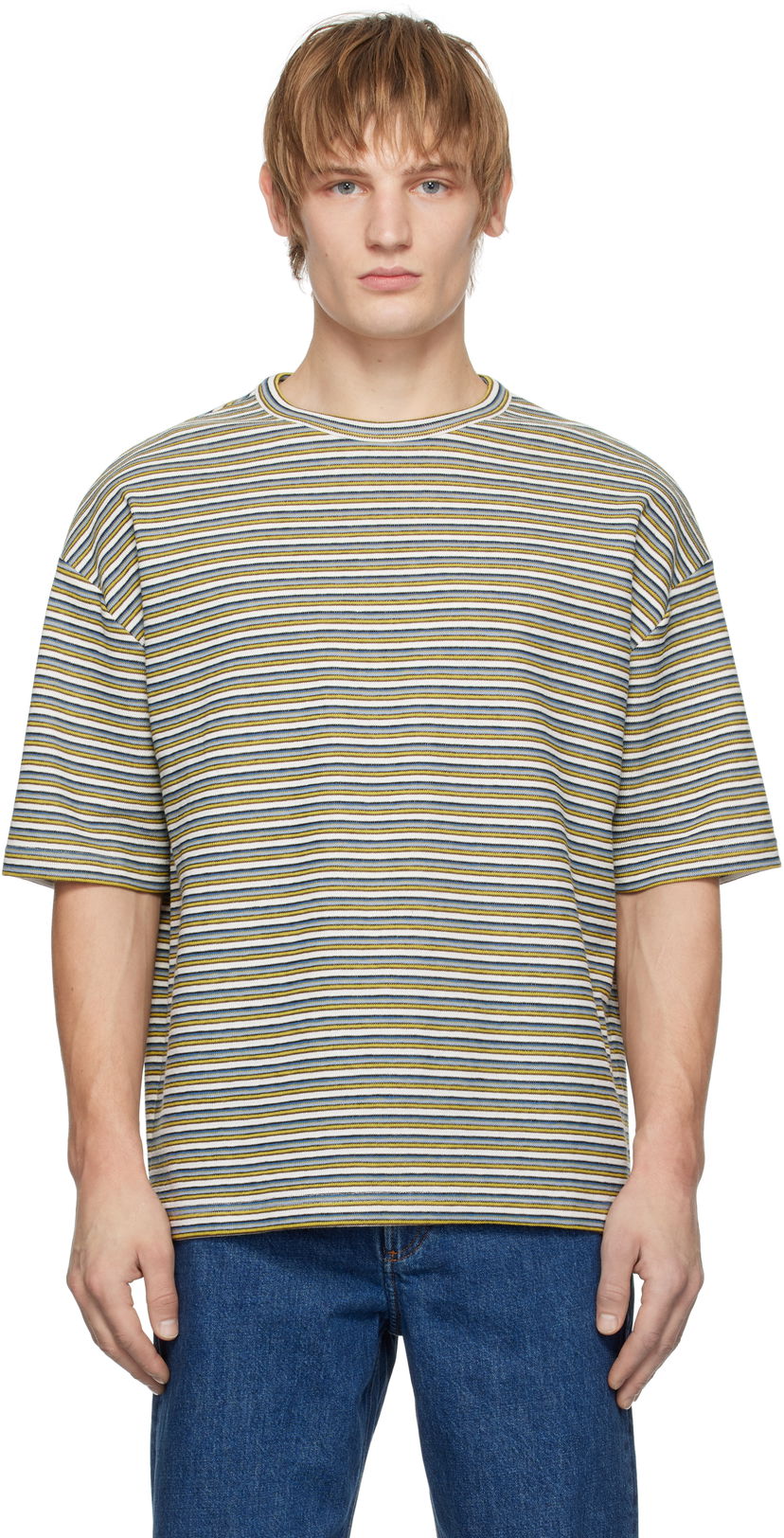 T-shirt A.P.C. A.P.C. Bahia Striped T-Shirt Flerfärgad | COHFQ-H26231