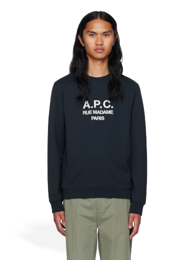 Sweatshirt A.P.C. Rufus Mörkblå | COEZD-H27500