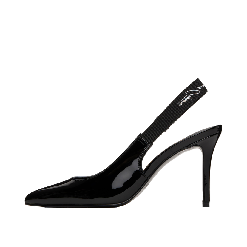Sneakers och skor Versace Slingback Mid Heel Pumps Svart | E77VA3S52_EZS859