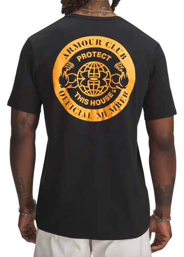 T-shirt Under Armour Under Armour Armour Club Short Sleeve T-Shirt Svart | 6005612-001, 1