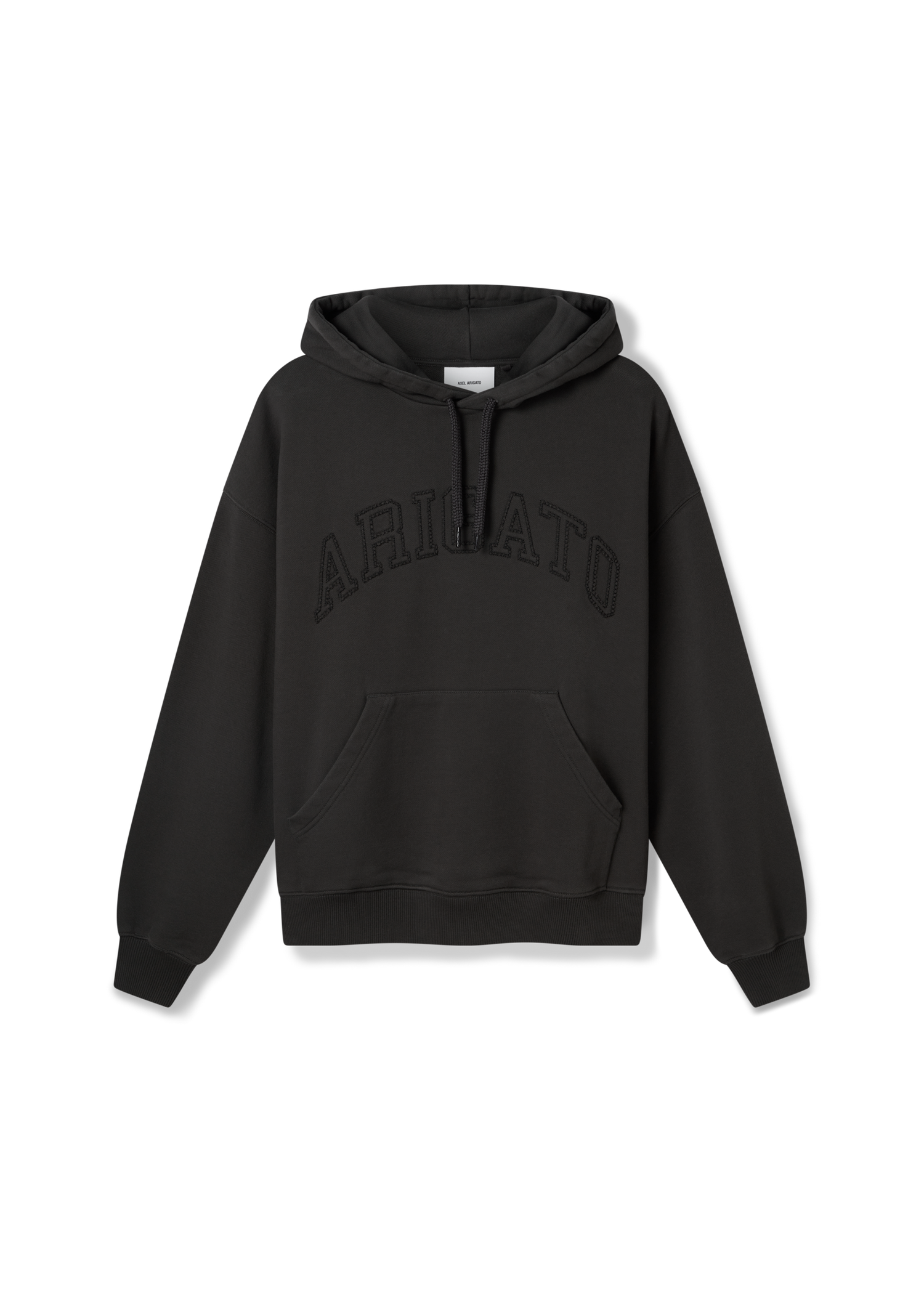Sweatshirt AXEL ARIGATO Black Logo Hoodie Svart | A3022001, 0