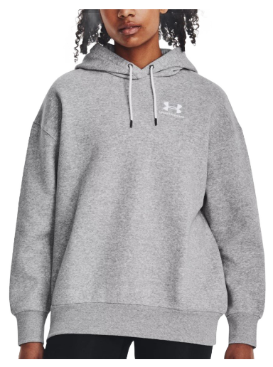 Sweatshirt Under Armour Essential Flc OS Hoodie Grå | 1379495-012