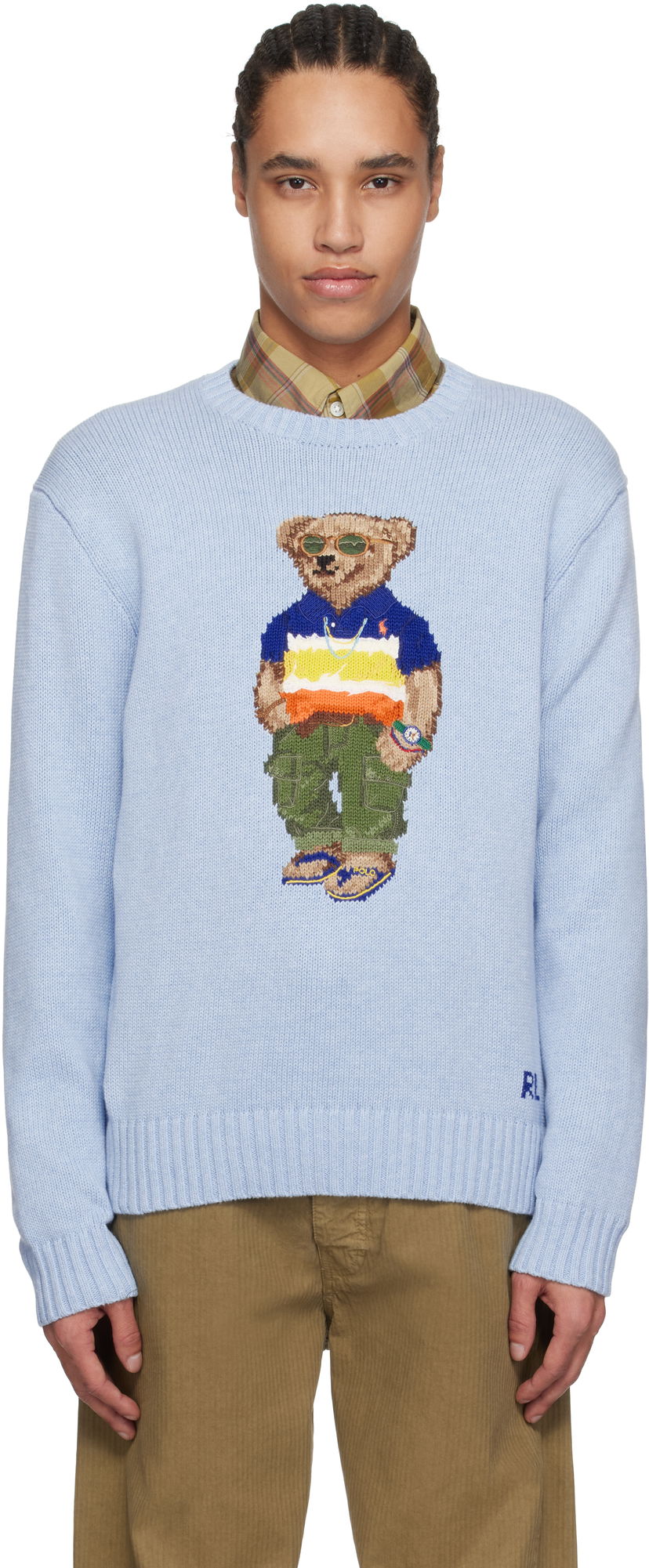 Sweater Polo by Ralph Lauren Polo Ralph Lauren Bear Cotton Sweater Blå | 710964799001