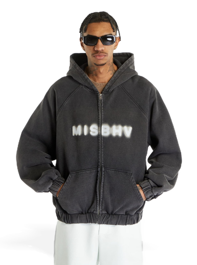 Sweatshirt MISBHV Community Zipped Hoodie Grå | 230M223