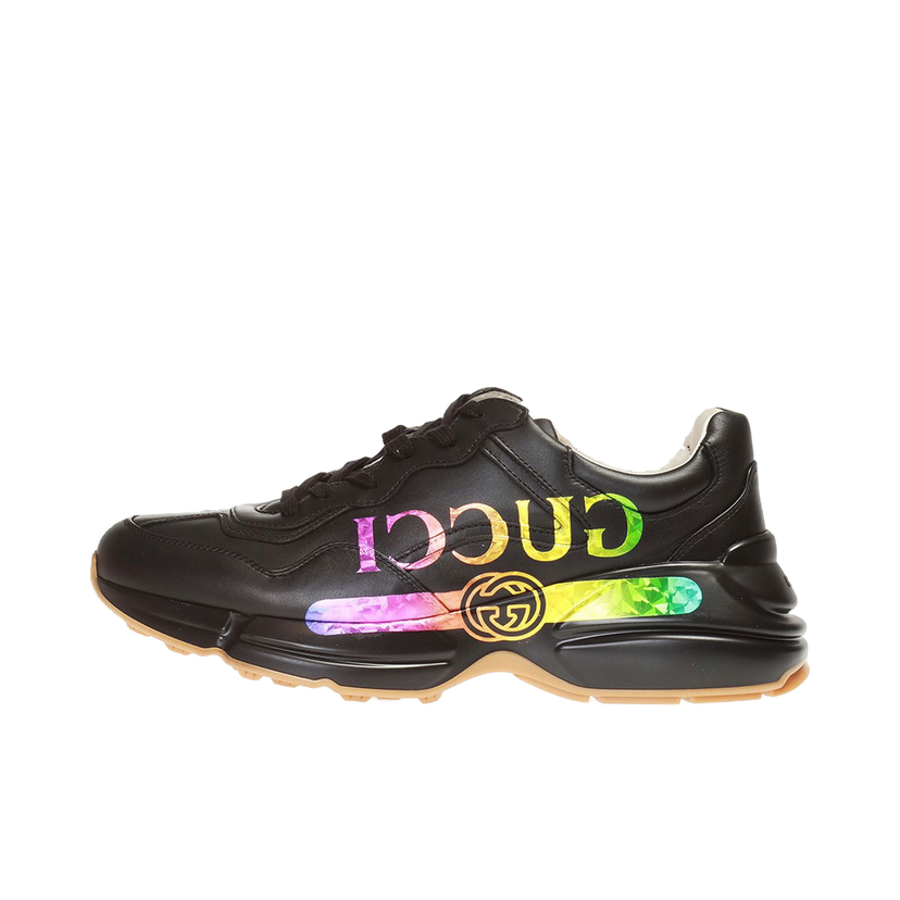 Sneakers och skor Gucci Rhyton 'Iridescent Logo' Svart | 552851-DRW00-1000