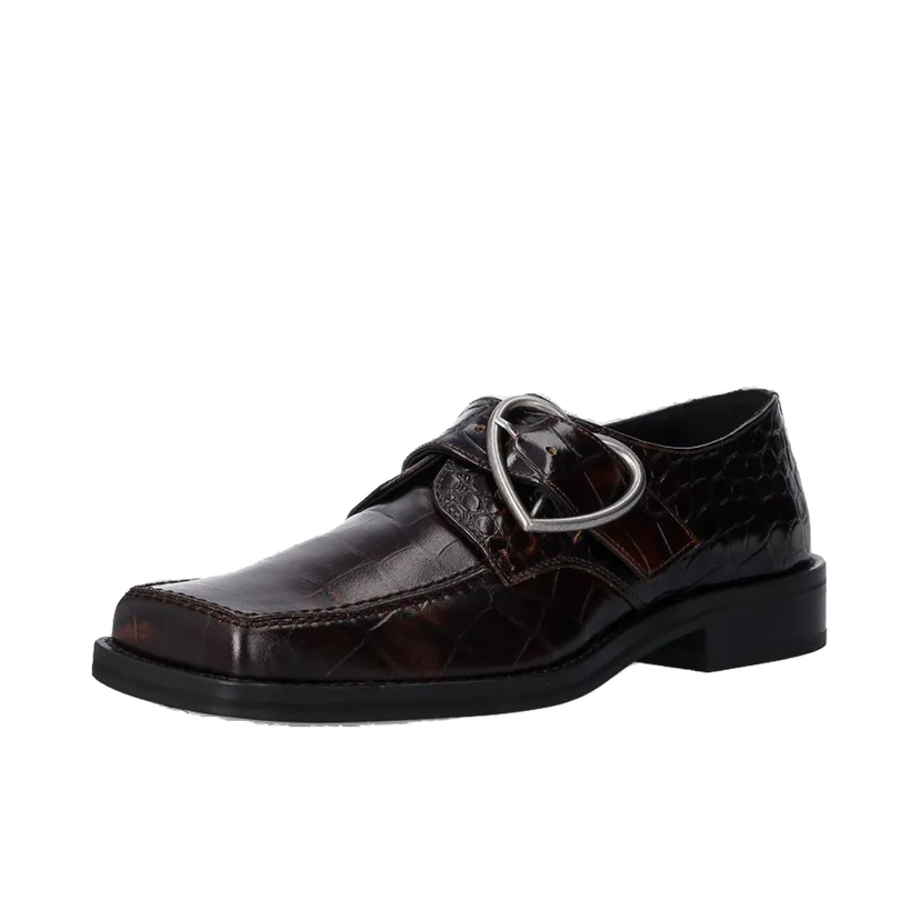 Sneakers och skor Martine Rose Square Toe Buckle Loafer Brun | 1055LE01710W