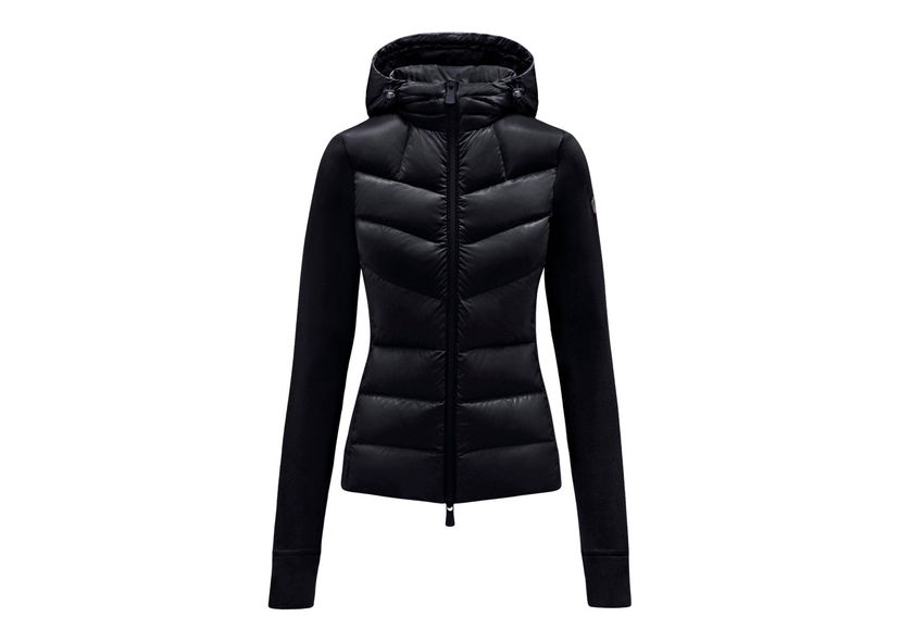 Sweatshirt Moncler Padded Fleece Hoodie Svart | H20988G5000080093999