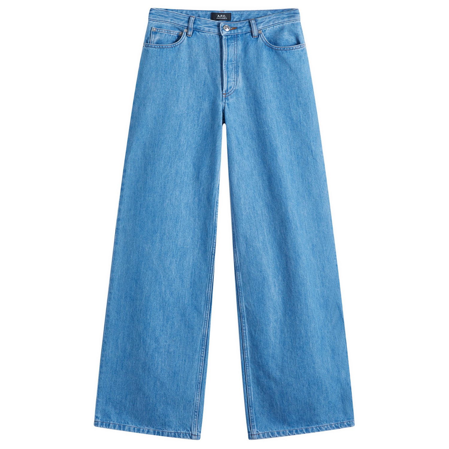 Jeans A.P.C. A.P.C. Elisabeth Wide Leg Jeans 24" Blå | COHEQ-F09181, 0