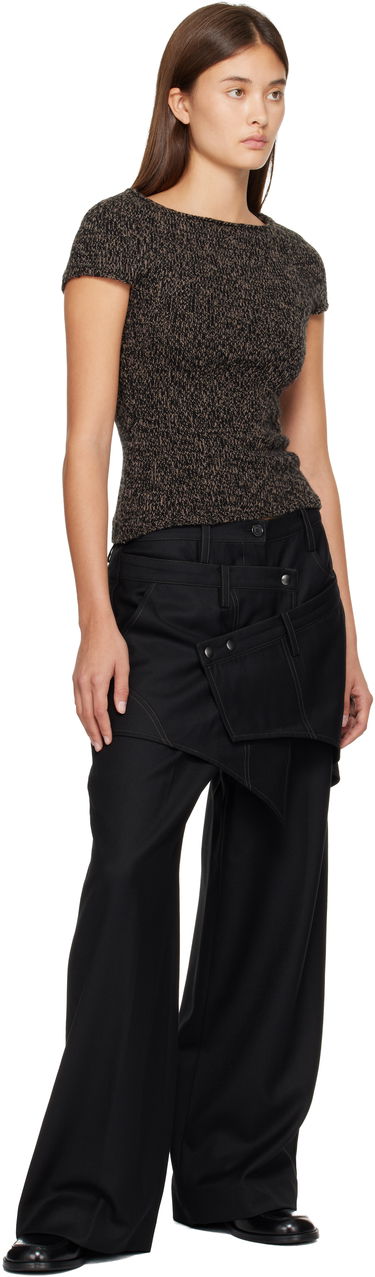 Byxor Andersson Bell Crossover Wrap Tailored Trousers Svart | apa862w, 3