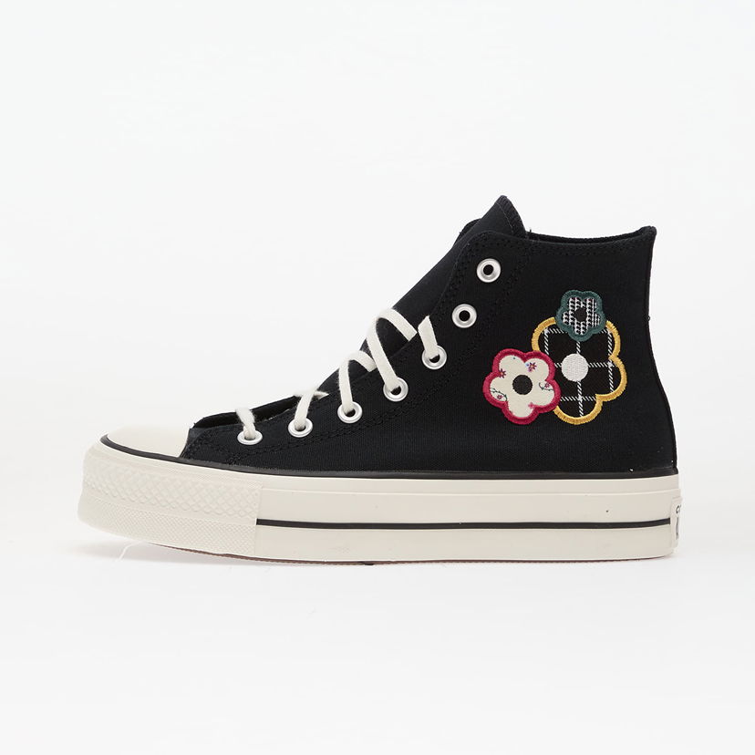 Sneakers och skor Converse Chuck Taylor All Star Lift Platform Floral Patchwork Hi Svart | A15534C