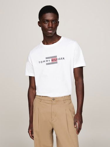 T-shirt Tommy Hilfiger S/S T-Shirt Vit | MW0MW36455YBR, 0