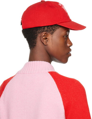 Keps We11done Character Print Baseball Cap Röd | WD-AH0-24-402-U-RD, 2